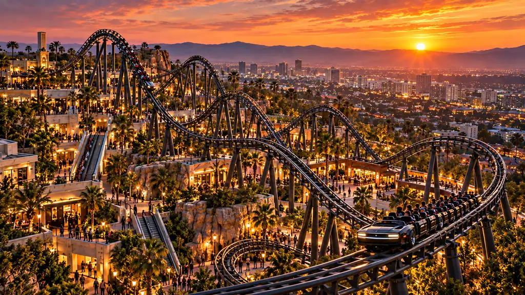 Fast & Furious: Hollywood Drift Ya Buɗe a Universal Studios Hollywood 2 Roller Coaster Da Fast and Furious Hollywood Drift